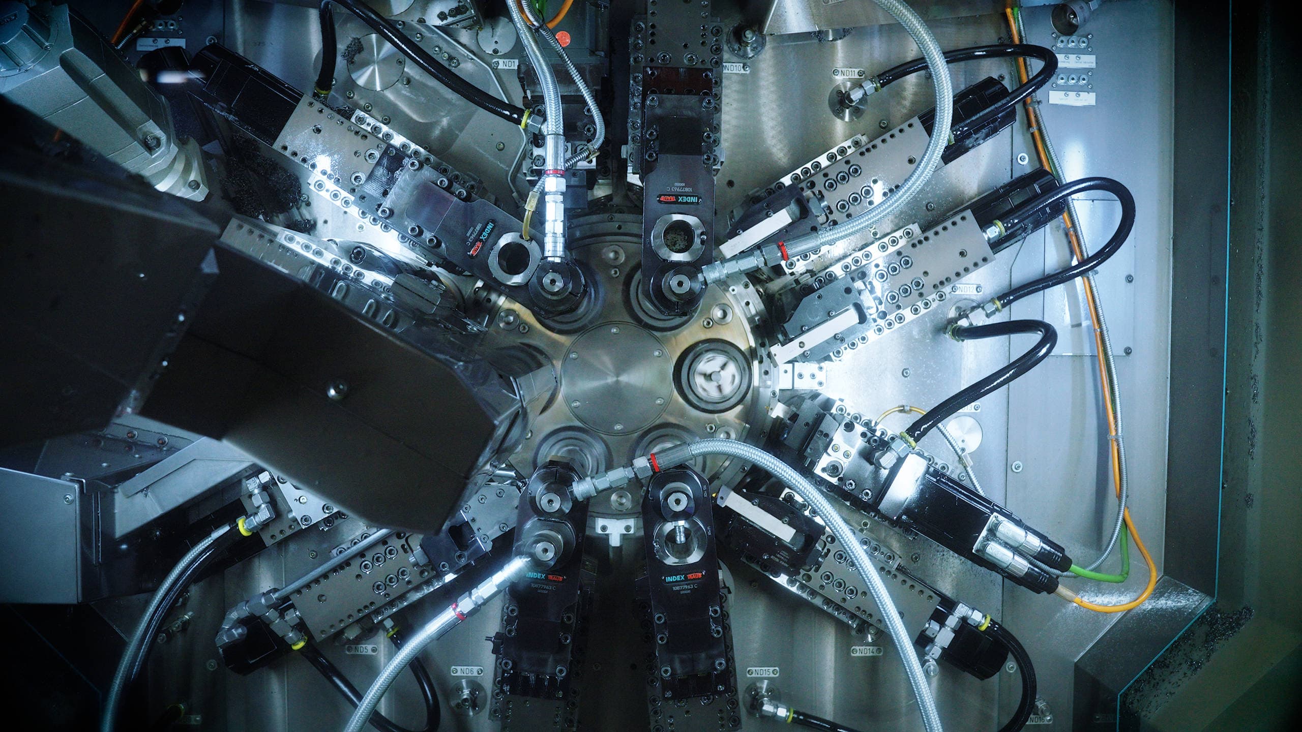 Index multi-spindle CNC machining centre at Unicut Precision